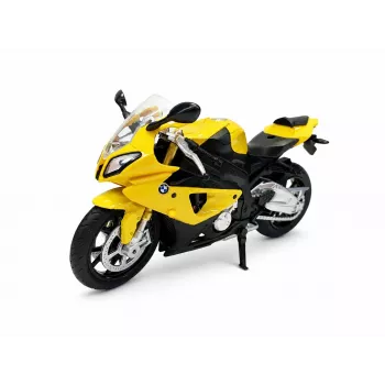 PULIO Mota MSZ 1/12 BMW S1000 RR Modelo Diecast Amarelo