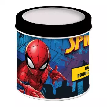 PULIO Relógio Analógico Infantil Spiderman em Lata de Coleção