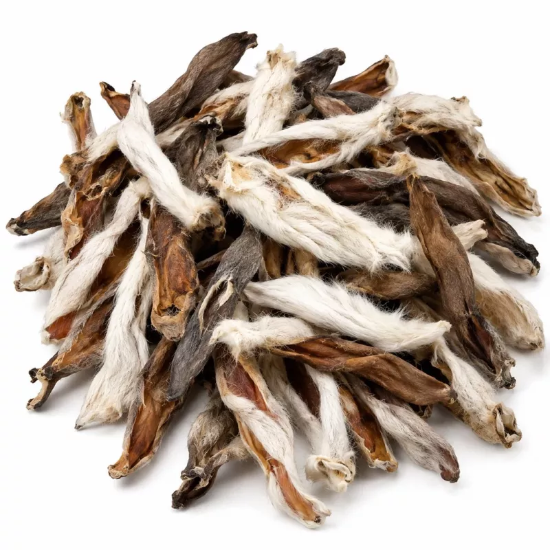 Orelha de coelho com pelo PTI PETITTO para cão - 1 kg