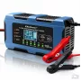 Carregador de baterias inteligente Qoltec 52668 12V 10A com função de reparação para AGM GEL LiFePO4