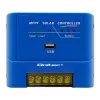 Controlador de carga solar QOLTEC MPPT 15A 12V/24V para LiFePO4, Gel, AGM, Flooded, Sealed Lead-Acid com LCD e RS485