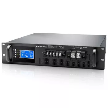 UPS QOLTEC online de dupla conversão onda sinusoidal pura para RACK 5kVA 5000W PF1.0 com LCD, EPO, USB, RS-232, Intelligent Slot