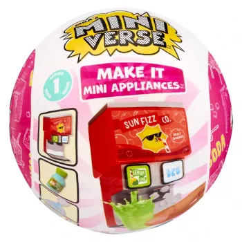 MGA Miniverse Make It Mini Soda Dispenser Diner Series 1 Conjunto de miniaturas DIY