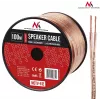 MACLEAN MCTV-512 Cabo de coluna 100m 2x1,5mm² transparente OFC rolo