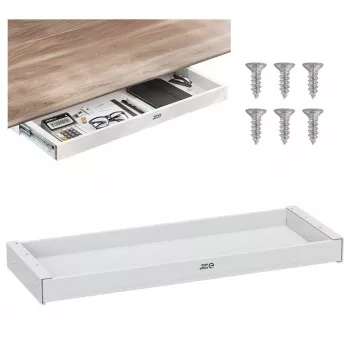 ERGO OFFICE Gaveta plana para secretária ER-302 W branca