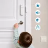 GREENBLUE GB478 Sensor de porta/janela WiFi sem fios – Contacto magnético inteligente, App Tuya & Gosund, Alexa/Google, a pilhas, branco