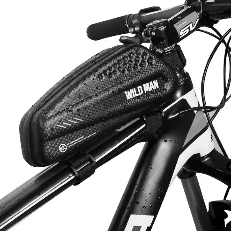Bolsa de quadro de bicicleta WILDMAN EX 1L preta