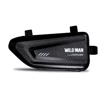 WILDMAN E4 Bolsa de Quadro para Bicicleta L 1,5L Preto