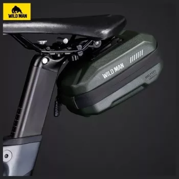 WILDMAN GD700 Bolsa de Selim para Bicicleta Verde
