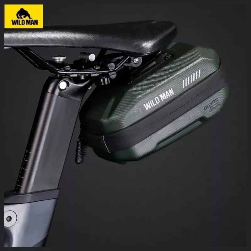 WILDMAN GD700 Bolsa de Selim para Bicicleta Verde