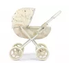 MILLY MALLY Carrinho de Bonecas Dori NATURE - Madeira Natural, Design Escandinavo Clássico, para Bonecas até 45 cm, a partir de 12 Meses