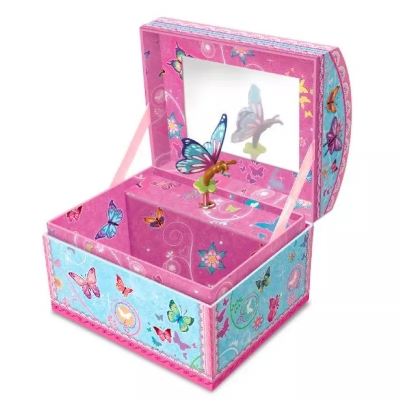 PULIO Pecoware Baú Caixa de Música - Borboletas 2
