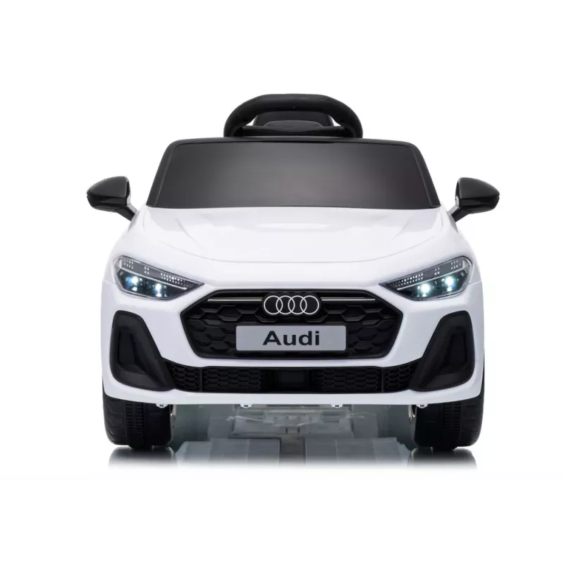 LEAN CARS Audi A5L HL788 Carro Elétrico para Crianças 12V com Controlo Remoto, Branco