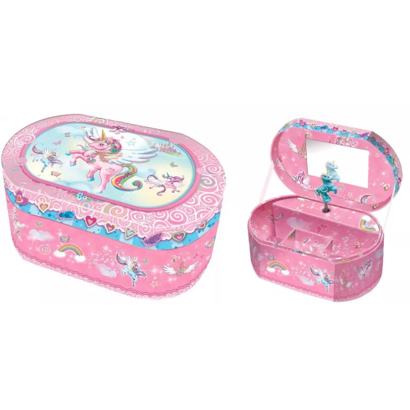 PULIO Pecoware Caixa de Música Oval - Unicórnio