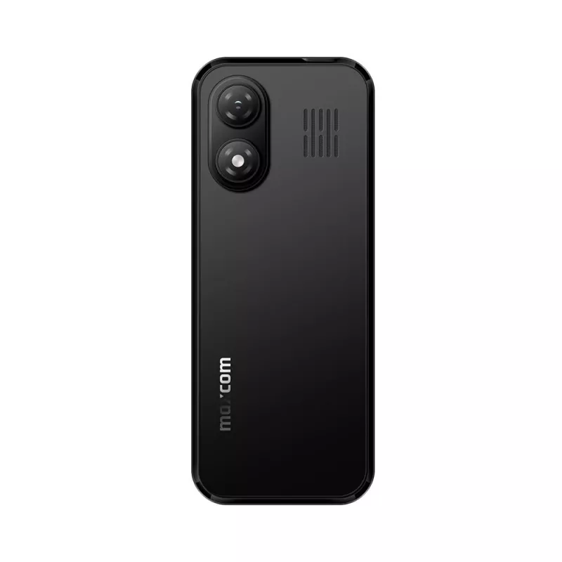 MAXCOM MM282 Telemóvel básico 4G Dual SIM com ecrã de 2,8 polegadas, KaiOS, bateria de 1400 mAh, USB-C, Bluetooth 5.1, ponto de acesso Wi-Fi, câmara de 2 MP, rádio FM, Preto