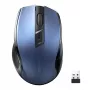Rato sem fios de clique silencioso UGREEN MU006, 2,4 GHz, 2400 DPI, azul