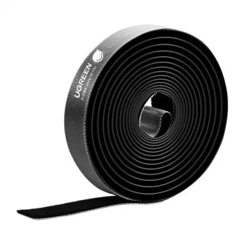 Organizador de cabos UGREEN LP124 fita adesiva 2m Preto