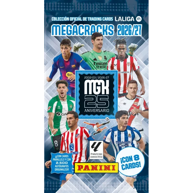 Panini La Liga 2027 expositor de saquetas, 50 un.