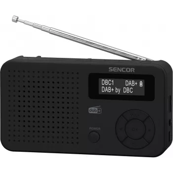 Rádio DAB+ Sencor SRD 7210B FM/BT/USB - Preto