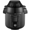Panela elétrica multifunções CONCEPT CK8000 com função fritadeira de ar quente, panela 6L, cesto 3,5L, 1500W, 10 programas, Preto/Prateado