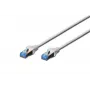 DIGITUS Ecoline Cabo de rede Cat5e UTP RJ-45 para RJ-45, 0,5 m, cinzento, LSZH, snagless, Gigabit Ethernet