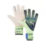 Luvas de guarda-redes PUMA Ultra Ultimate 1 NC Green Flash White Blue Glimmer 9.5