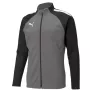 Top de treino Puma teamLIGA com fecho de quarto de volta homem Puma Black-Asphalt tamanho L