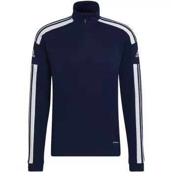 Casaco de treino adidas Squadra 21 Navy Blue HC6283 2XL homem poliéster reciclado AEROREADY fecho de quarto de volta