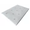 Topper de colchão MasterJero 90x200x5 espuma com memória – médio-macio, capa removível lavável, antiderrapante