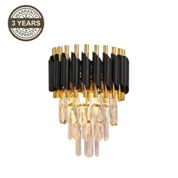 Candeeiro de parede WALL LANNA 2200091-W 2XE14 BL, 2x E14, preto mate