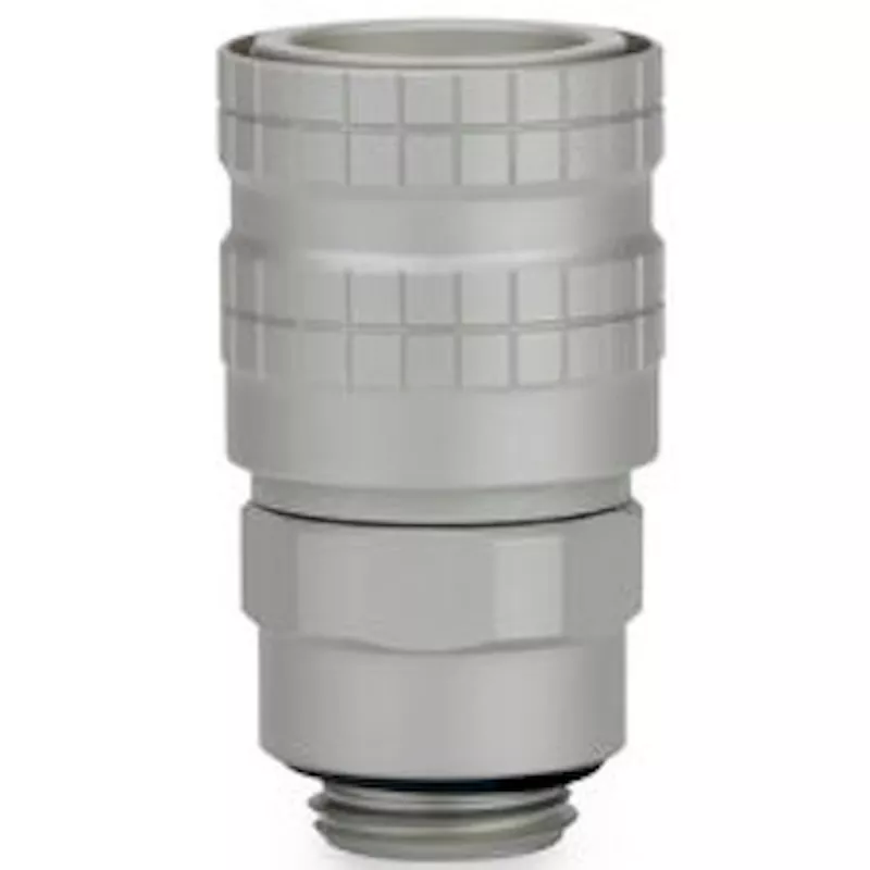 Thermal Grizzly DeltaMate conector fêmea de engate rápido - M, níquel mate