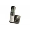 Telefone sem fios DECT Panasonic KX-TG6821 com atendedor de chamadas, preto
