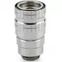 Thermal Grizzly DeltaMate Conexão Rápida Fêmea - M, Níquel Brilhante