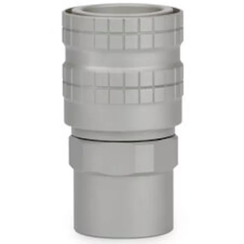 Thermal Grizzly DeltaMate Conector fêmea de engate rápido - F, níquel mate