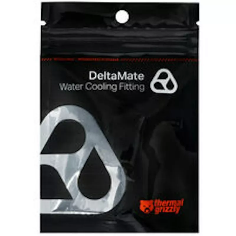 Acoplamento rápido Thermal Grizzly DeltaMate macho - M, níquel brilhante