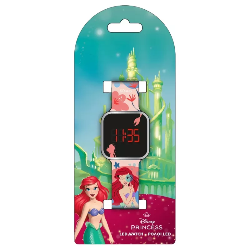 Relógio digital LED PULIO Diakakis - Ariel criança pulseira de silicone azul