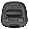 Coluna de festa Bluetooth DENVER BPS-170 400W com luzes RGB, TWS, karaoke, rádio FM, entradas USB/SD/AUX/microfone