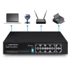 Switch PoE+ Esperanza 10 portas 10/100/1000 120W MATRIX ENS108