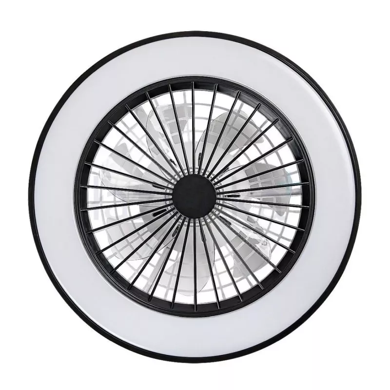 Ventilador de teto inteligente WiFi Extralink Orbit Ring 20, branco, controlo por app, 50,8 cm