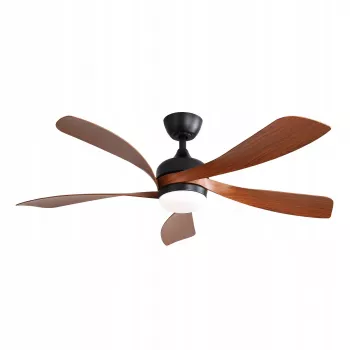 Extralink Grand Walnut 52 ventoinha de teto inteligente WiFi, nogueira, 132 cm, controlo por app