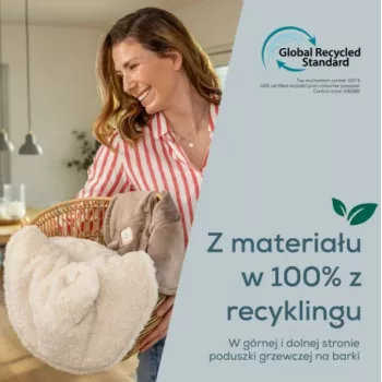 Almofada térmica Beurer HK 165 Huggy Creme | 3 níveis de aquecimento, lavável, Beurer Safety System
