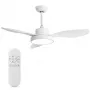 Ventilador de teto inteligente WiFi Extralink Aero Breeze 47, Branco, controlo por app, 119 cm