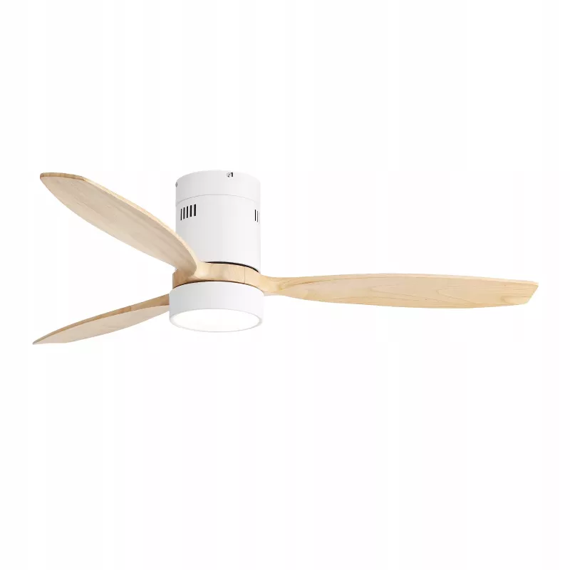 Extralink Nature Flow 52 ventoinha de teto inteligente WiFi, madeira, 132 cm, controlo por app