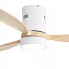 Extralink Nature Flow 52 ventoinha de teto inteligente WiFi, madeira, 132 cm, controlo por app