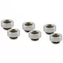 Conector de extensão Thermal Grizzly DeltaMate - MF7, níquel brilhante, pack de 6