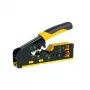 Alicate de cravar LOGILINK WZ0060 modular CAT5/6/6A/7 com RJ45 Pass-Through