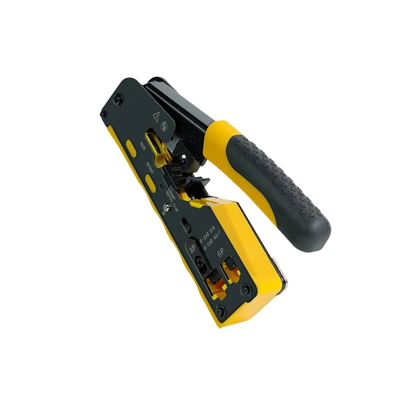 Alicate de cravar LOGILINK WZ0060 modular CAT5/6/6A/7 com RJ45 Pass-Through