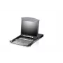 Comutador KVM IP LCD ATEN KL1508AiM F 17 polegadas - consola rackmount de 8 portas com acesso remoto