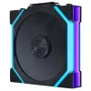 Ventoinha Lian Li UNI FAN SL FLEX Wireless ARGB Reverse Blade 120mm PWM - pack de 3 com controlador, preta