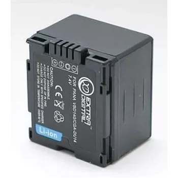 EXTRA DIGITAL Bateria de substituição Panasonic CGA-DU14 7,2V 1360mAh Li-ion para câmaras de vídeo da série D